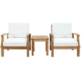 Marina 3-Piece Outdoor Patio Teak Set by Modway