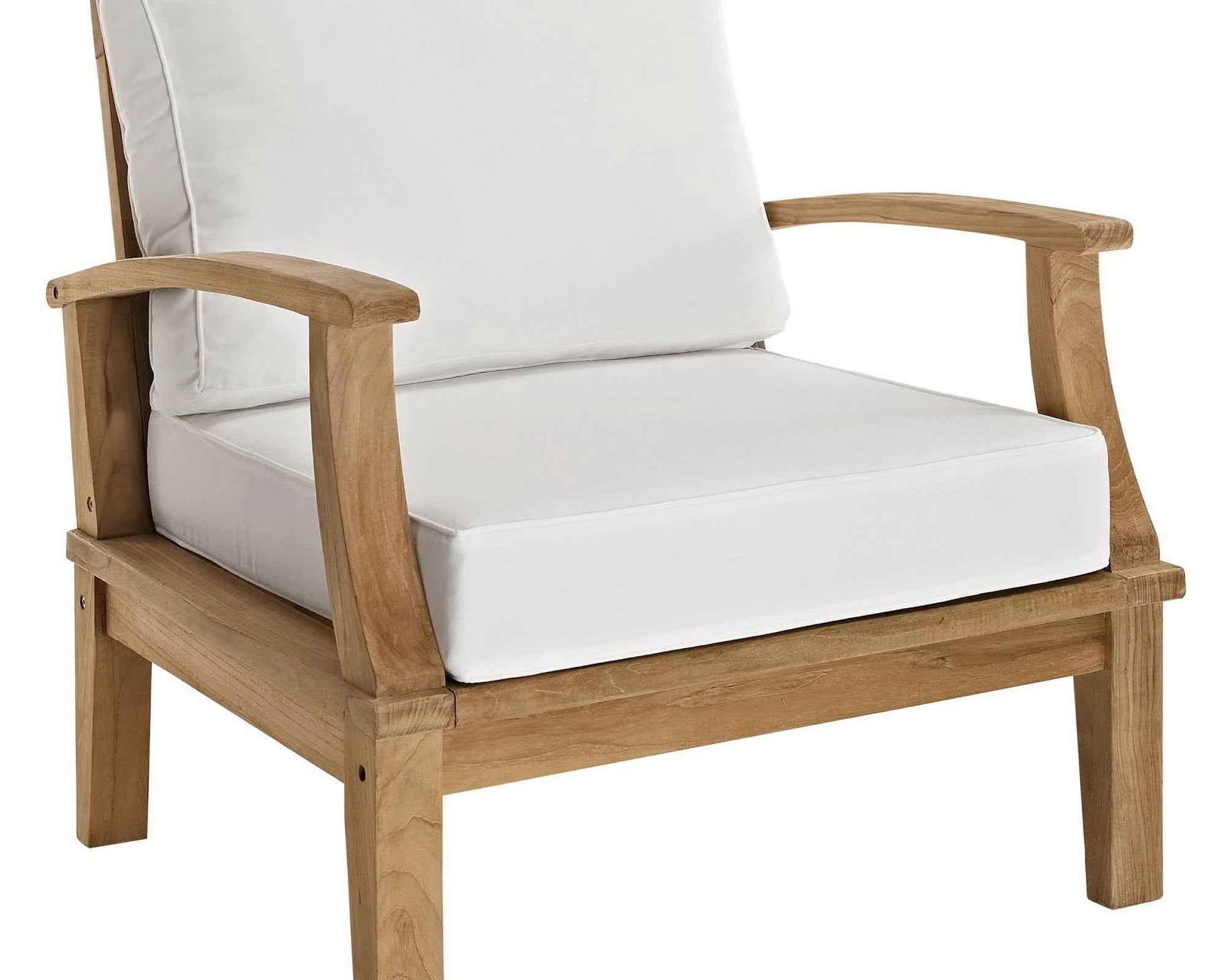 Patio Elegance Outdoor Lounge Set - Marina 9-Piece Teak Collection by Modway