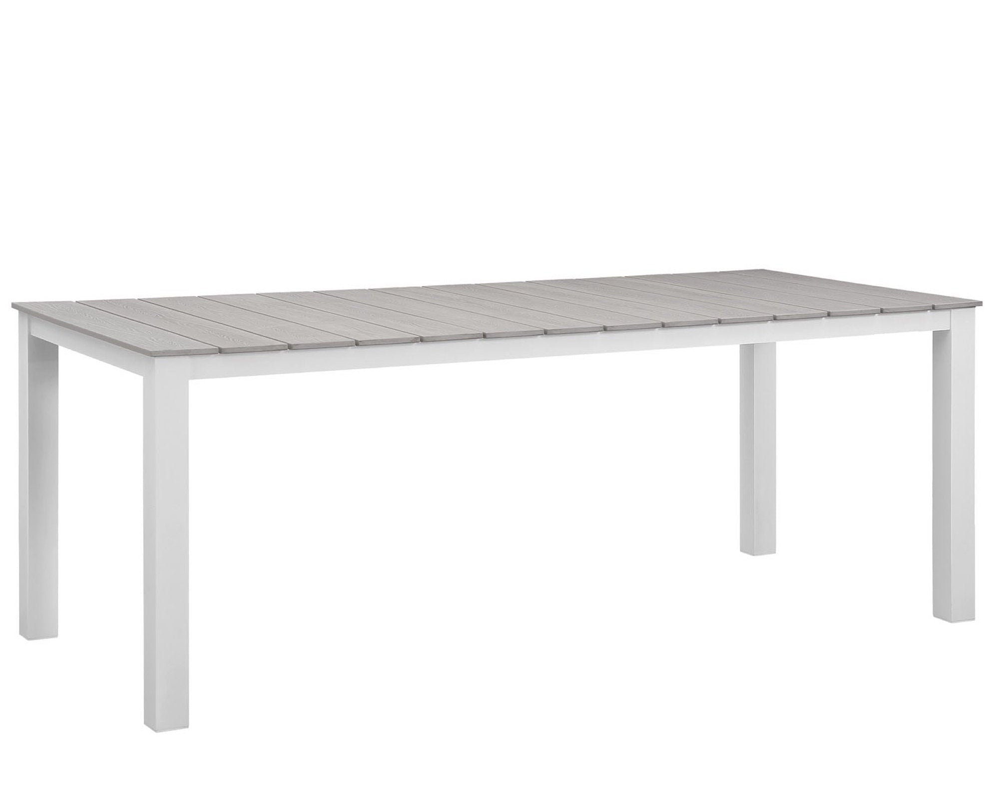 Maine 80" Outdoor Patio Dining Table by Modway