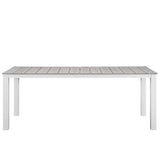 Maine 80" Outdoor Patio Dining Table by Modway