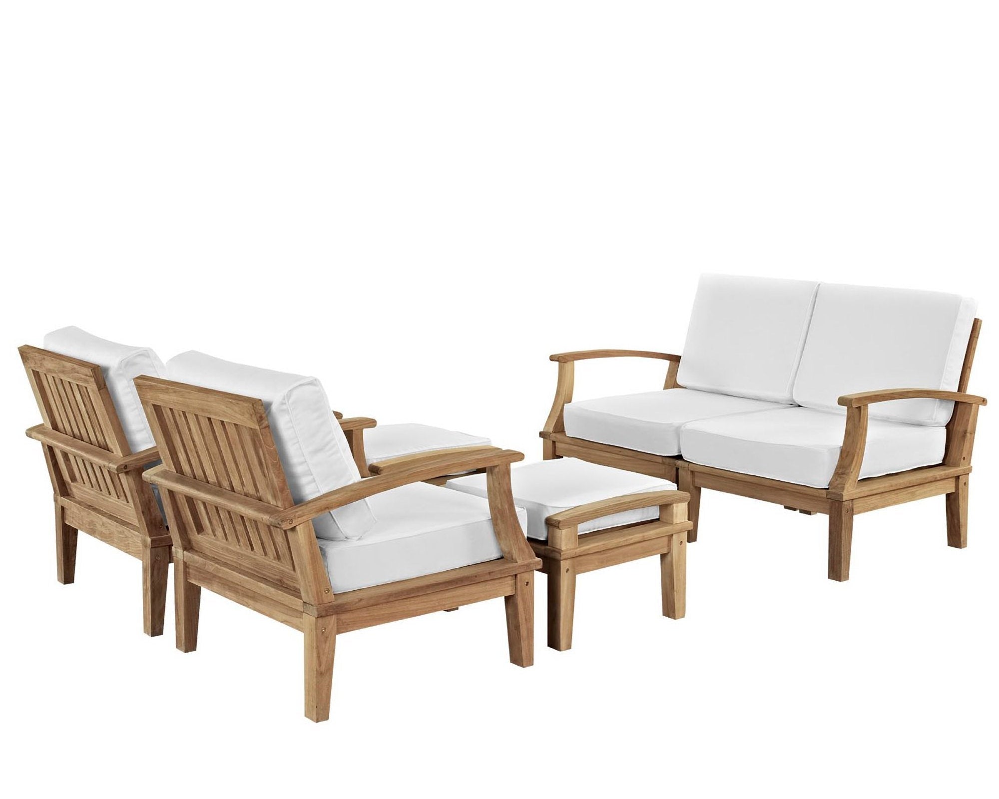 Marina 6 Piece Outdoor Patio Teak Set by Modway