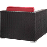 Modway Convene Outdoor Sectional Set - 5-Piece Patio Furniture for Ultimate Comfort