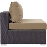 Patio Elegance Outdoor Sectional Set - 10-Piece Convene Lounge Set by Modway