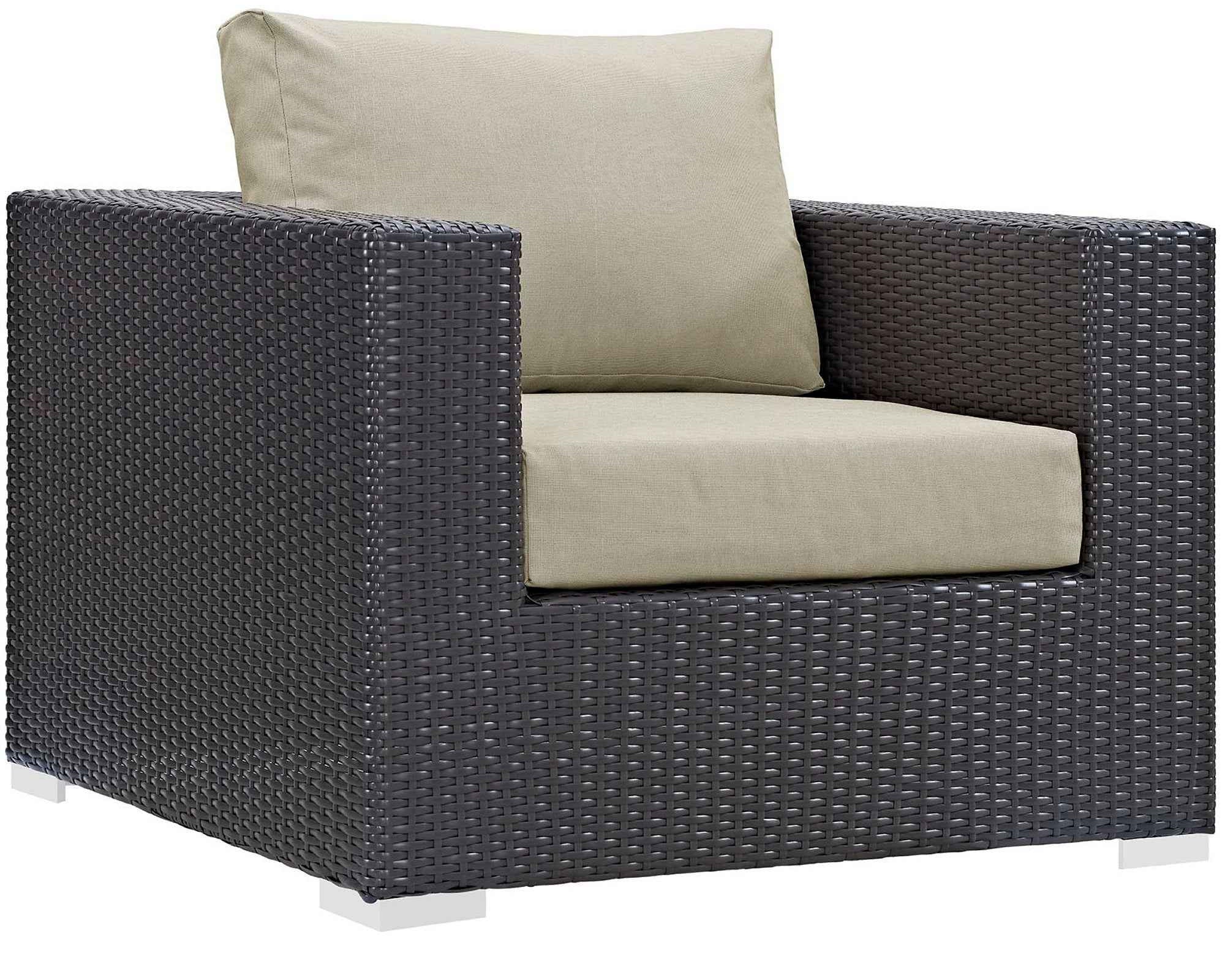 Patio Elegance Outdoor Sectional Set - 10-Piece Convene Lounge Set by Modway