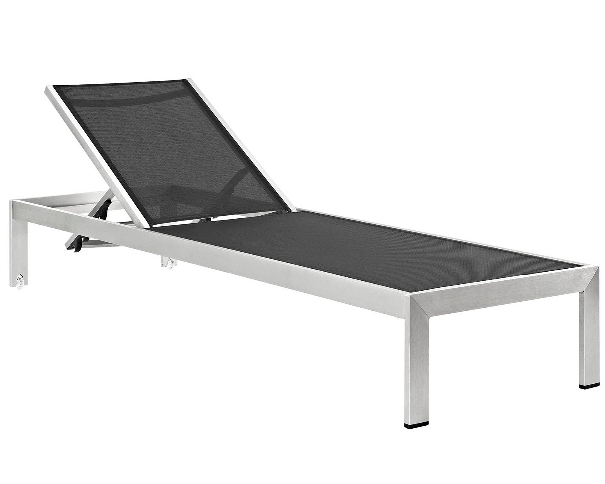 Shore Outdoor Patio Aluminum Mesh Chaise by Modway