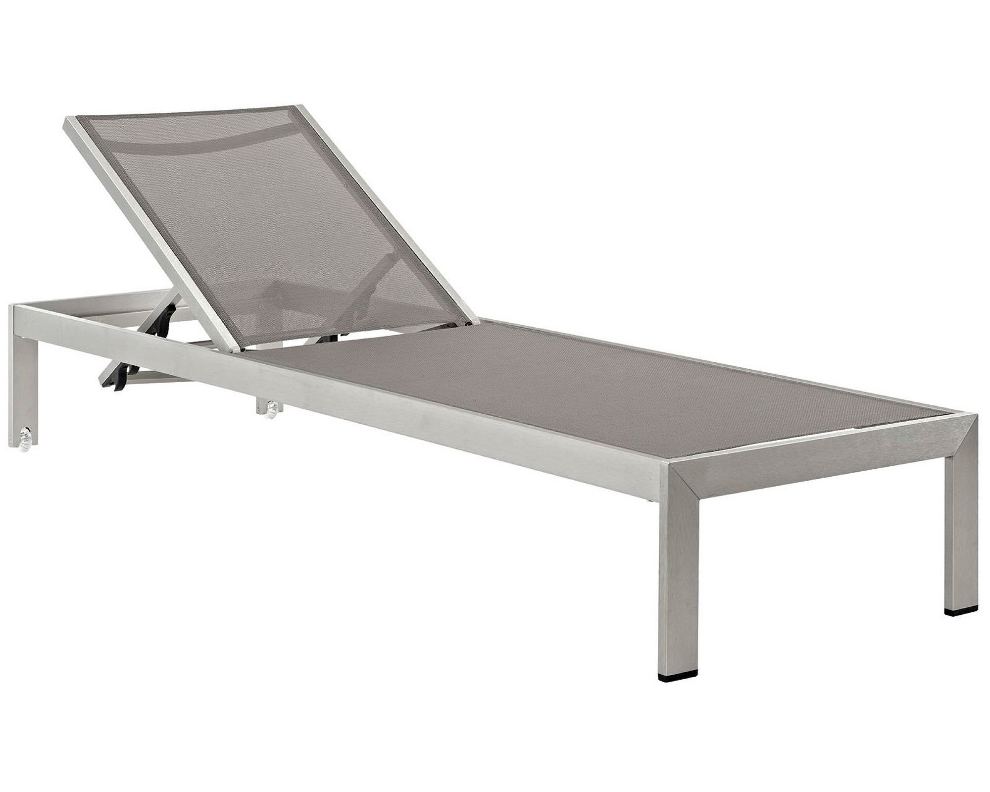 Shore Outdoor Patio Aluminum Mesh Chaise by Modway
