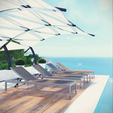 Shore Outdoor Patio Aluminum Chaise Set of 4 by Modway