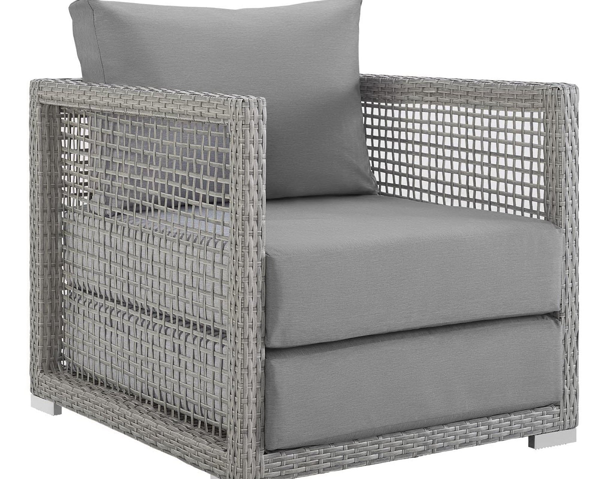 Aura Rattan Outdoor Patio Armchair by Modway