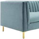 Ingenuity Channel Tufted Performance Velvet Sofa by Modway