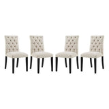 Duchess Fabric Dining Chair Set of 4 by Modway