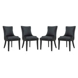 Marquis Faux Leather Dining Chair Set of 4 by Modway