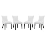 Marquis Faux Leather Dining Chair Set of 4 by Modway