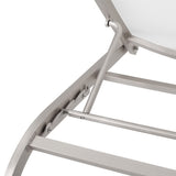 Savannah Mesh Chaise Outdoor Patio Aluminum Lounge Chair by Modway