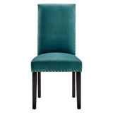 Parcel Performance Velvet Dining Side Chairs Set of 2 by Modway
