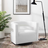 Spin Cutaway Performance Velvet Swivel Armchair by Modway