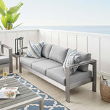 Shore Sunbrella Fabric Aluminum Outdoor Patio Sofa by Modway
