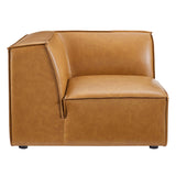 Restore Vegan Leather Sectional Sofa Corner Chair by Modway