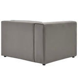 Mingle 2-Piece Vegan Leather Sectional Sofa Loveseat by Modway