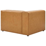 Mingle 5-Piece Vegan Leather Sectional Sofa by Modway