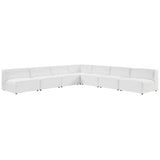Mingle 7-Piece Vegan Leather Sectional Sofa by Modway