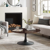 Lippa 36" Round Wood Coffee Table by Modway