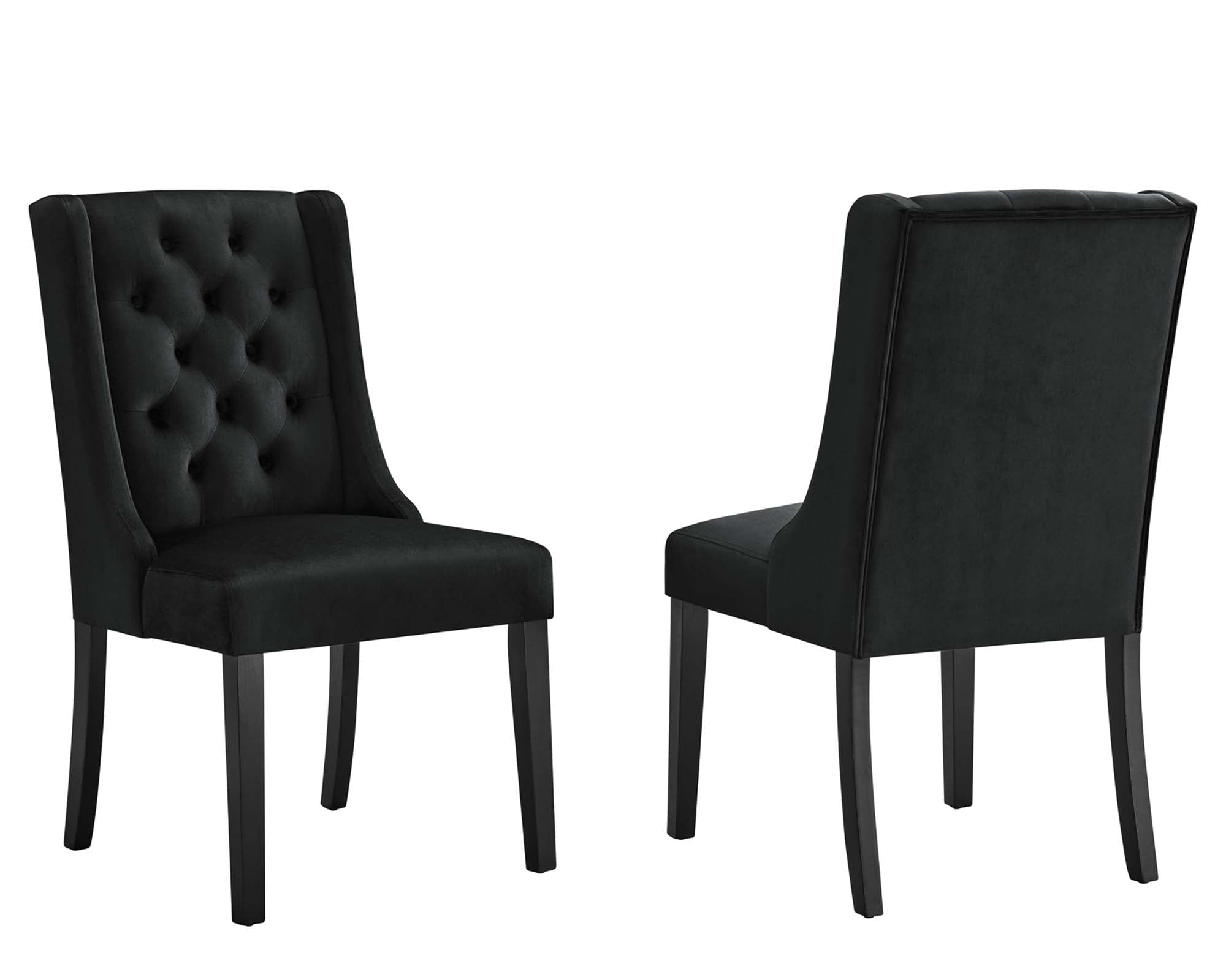 Baronet Performance Velvet Dining Chairs Set of 2 by Modway