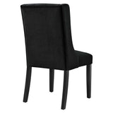 Baronet Performance Velvet Dining Chairs Set of 2 by Modway