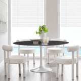 Lippa 60" Round Faux Marble Dining Table by Modway
