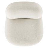 Kindred Boucle Upholstered Fabric Swivel Chair by Modway