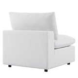 Commix Outdoor Sectional Sofa - 5-Piece Sunbrella® White Collection at Patio Elegance