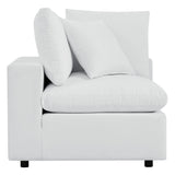 Commix Outdoor Sectional Sofa - 5-Piece Sunbrella® White Collection at Patio Elegance