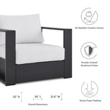 Tahoe Outdoor Patio Aluminum Armchair by Modway