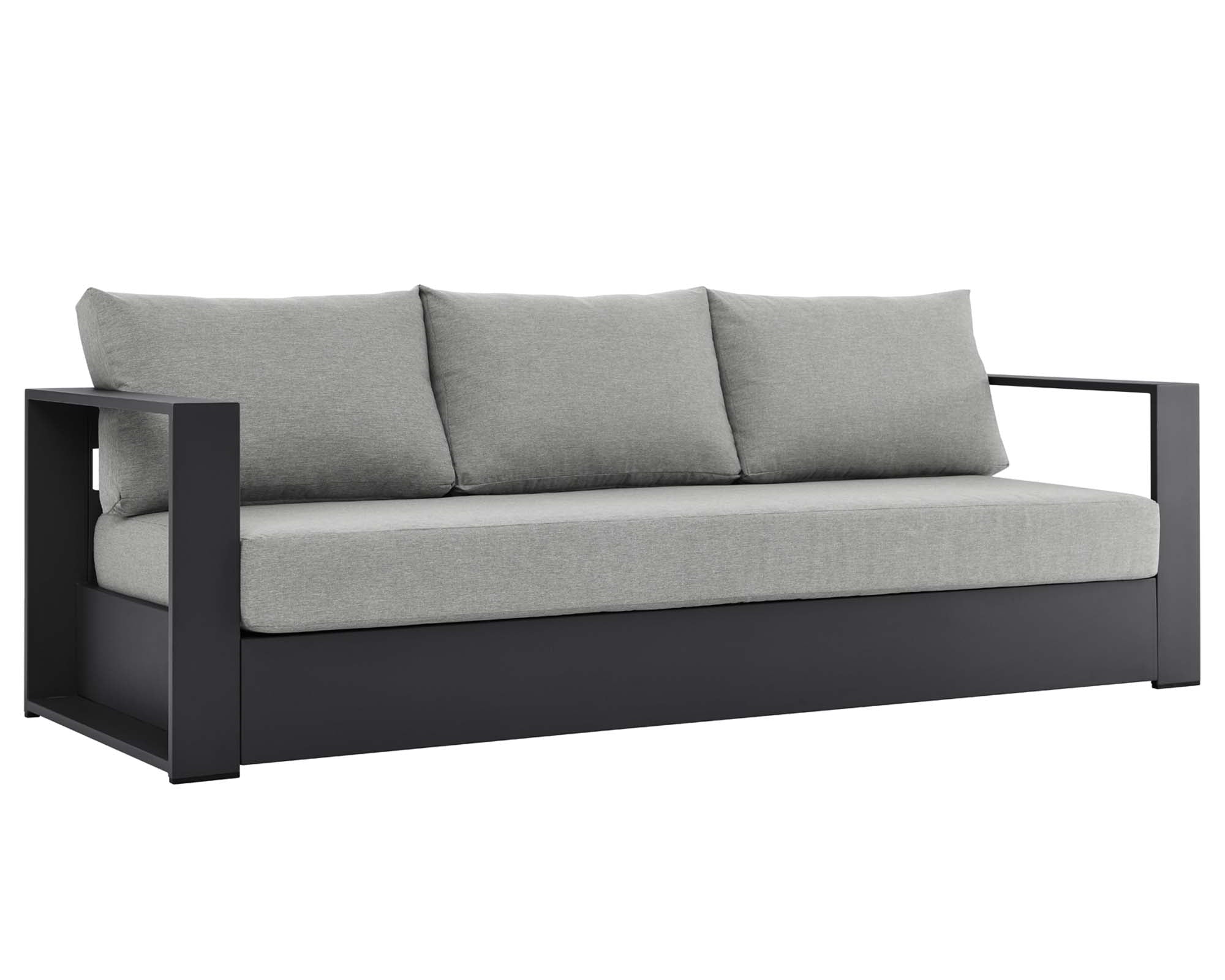 Tahoe Outdoor Patio Powder-Coated Aluminum Sofa by Modway