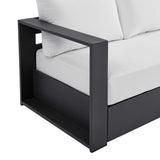 Tahoe Outdoor Patio Powder-Coated Aluminum Sofa by Modway