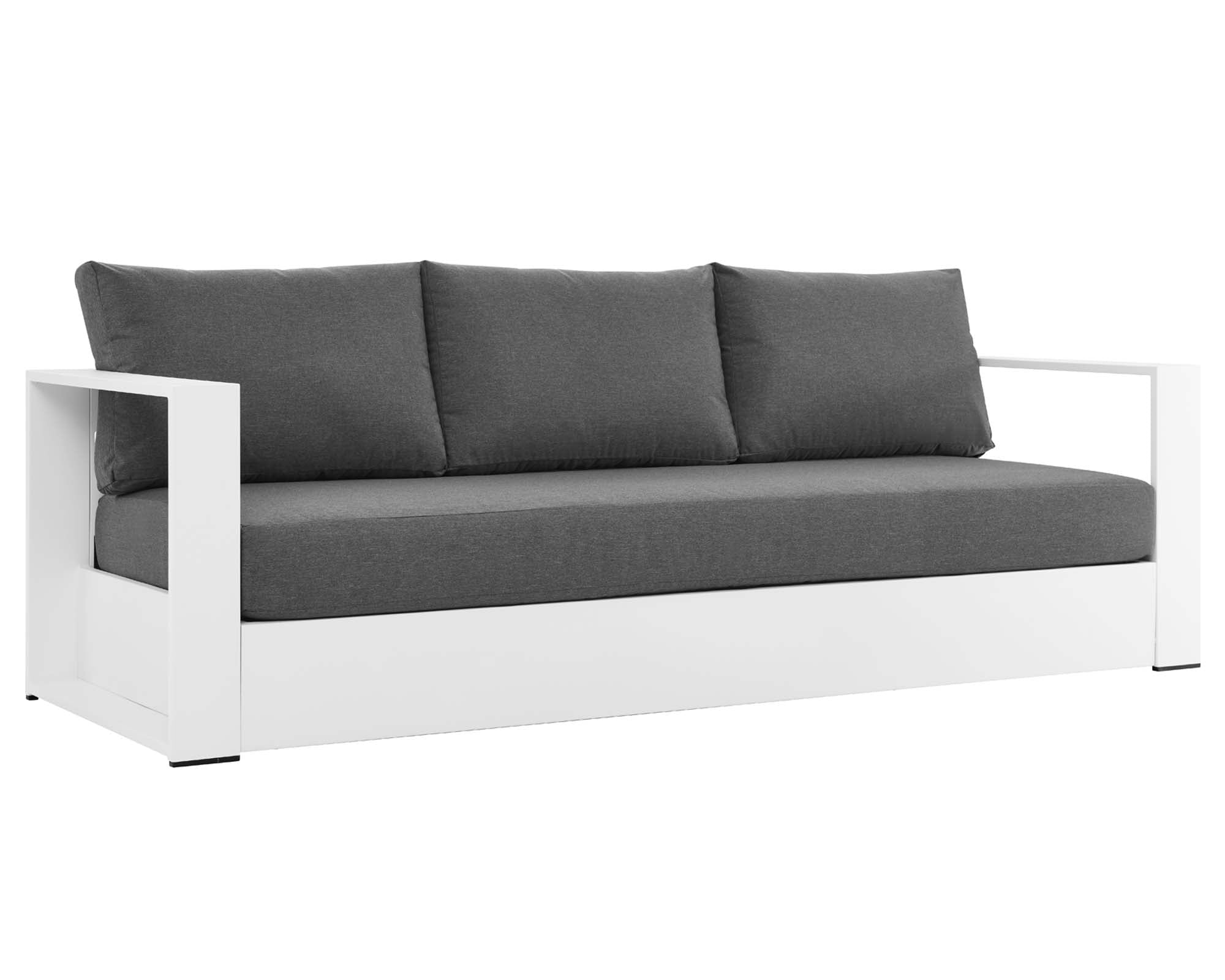 Tahoe Outdoor Patio Powder-Coated Aluminum Sofa by Modway