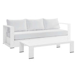 Tahoe 2-Piece Outdoor Patio Powder-Coated Aluminum Set by Modway