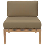 Clearwater Outdoor Patio Teak Wood Armless Chair by Modway