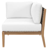 Clearwater Outdoor Patio Teak Wood Loveseat by Modway