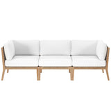 Clearwater Outdoor Patio Teak Wood Sofa by Modway