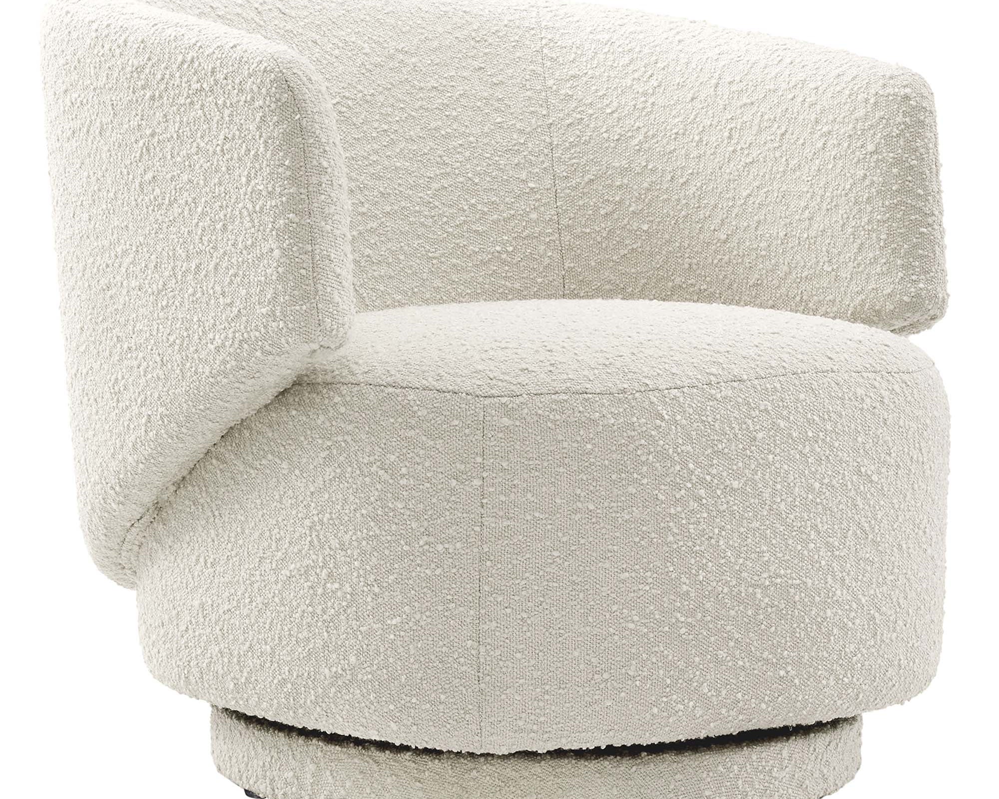 Celestia Boucle Fabric Swivel Chair by Modway