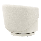 Celestia Boucle Fabric Swivel Chair by Modway