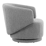 Celestia Boucle Fabric Swivel Chair by Modway