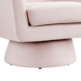 Astral Performance Velvet Fabric and Wood Swivel Chair by Modway