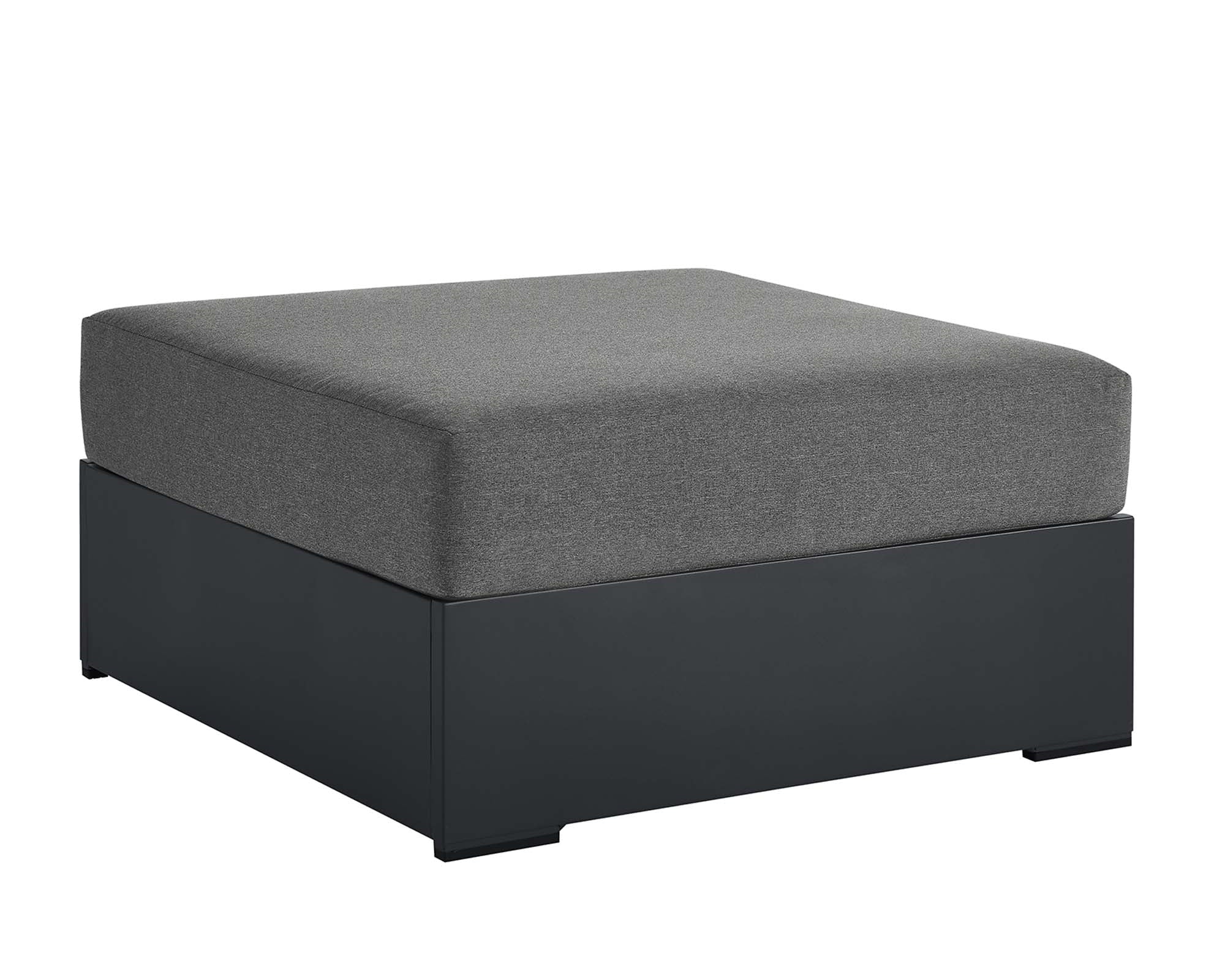 Tahoe Outdoor Patio Powder-Coated Aluminum Ottoman by Modway