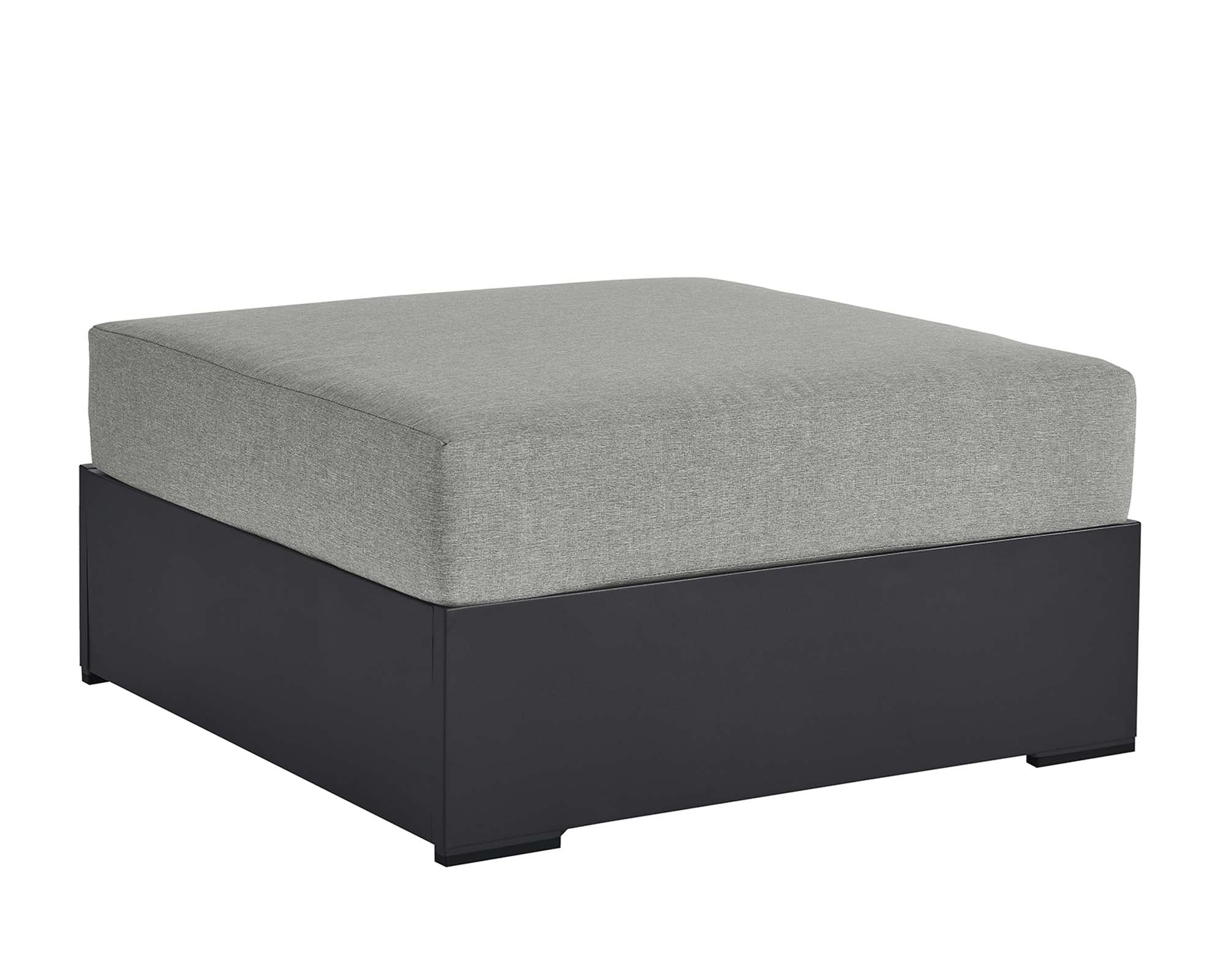 Tahoe Outdoor Patio Powder-Coated Aluminum Ottoman by Modway