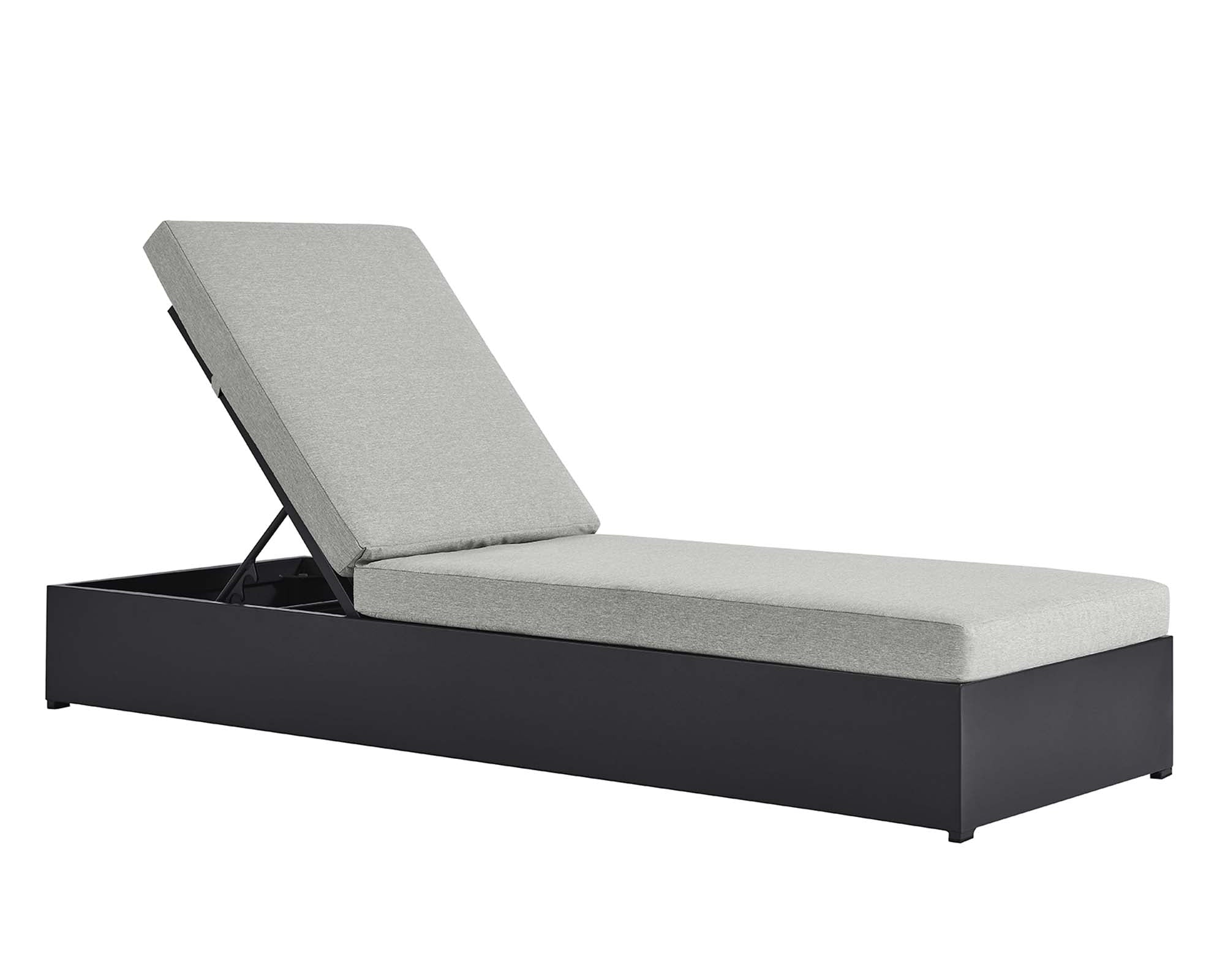 Tahoe Outdoor Patio Powder-Coated Aluminum Chaise Lounge Chair by Modway