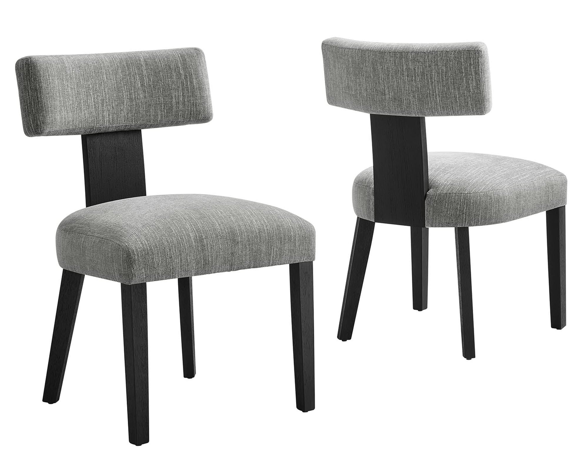 Nalani Fabric Upholstered Dining Chairs Set of 2 by Modway