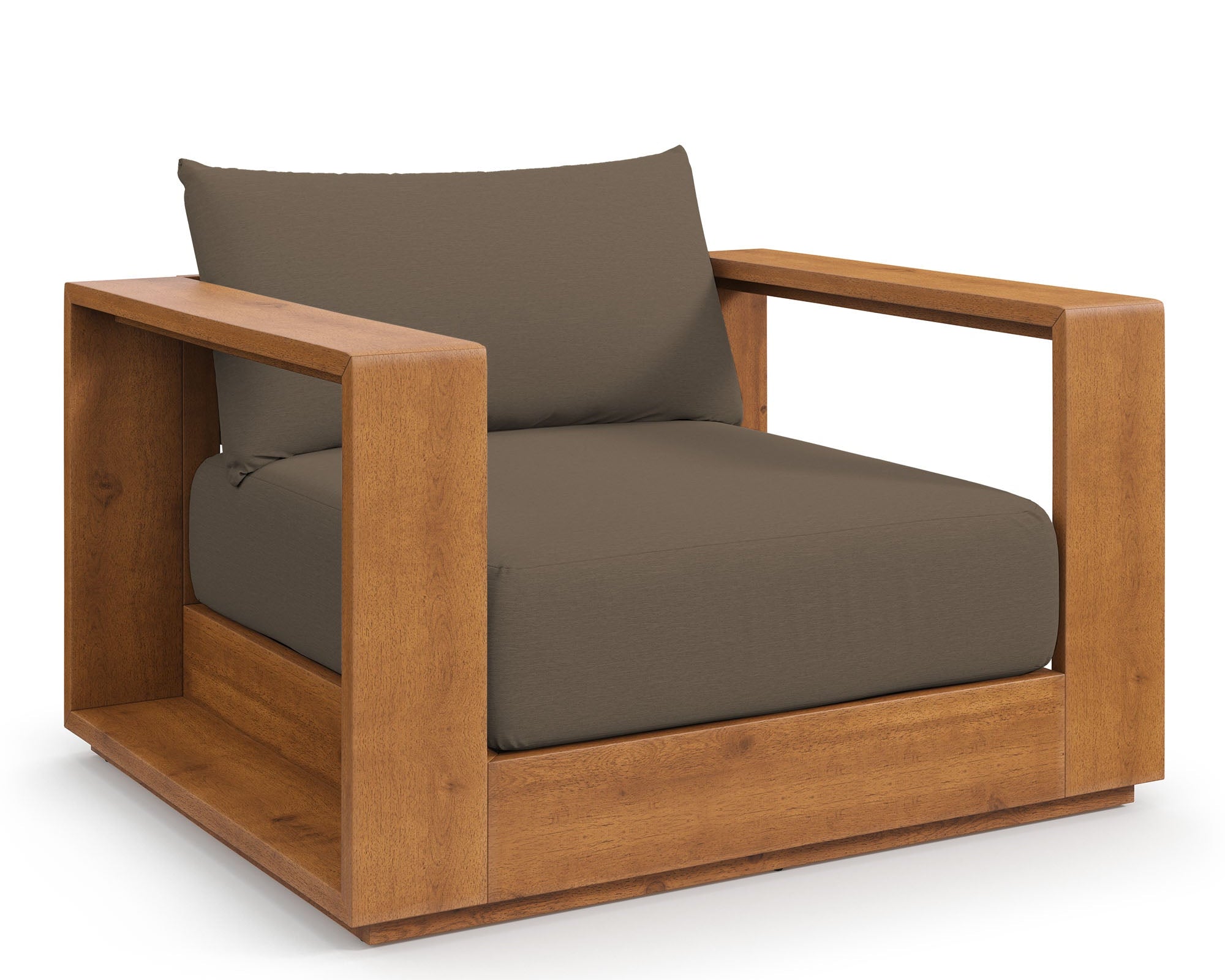Tahoe Outdoor Patio Acacia Wood Chair by Modway