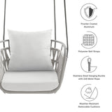 Kaliah Outdoor Patio Aluminum Swing Chair by Modway