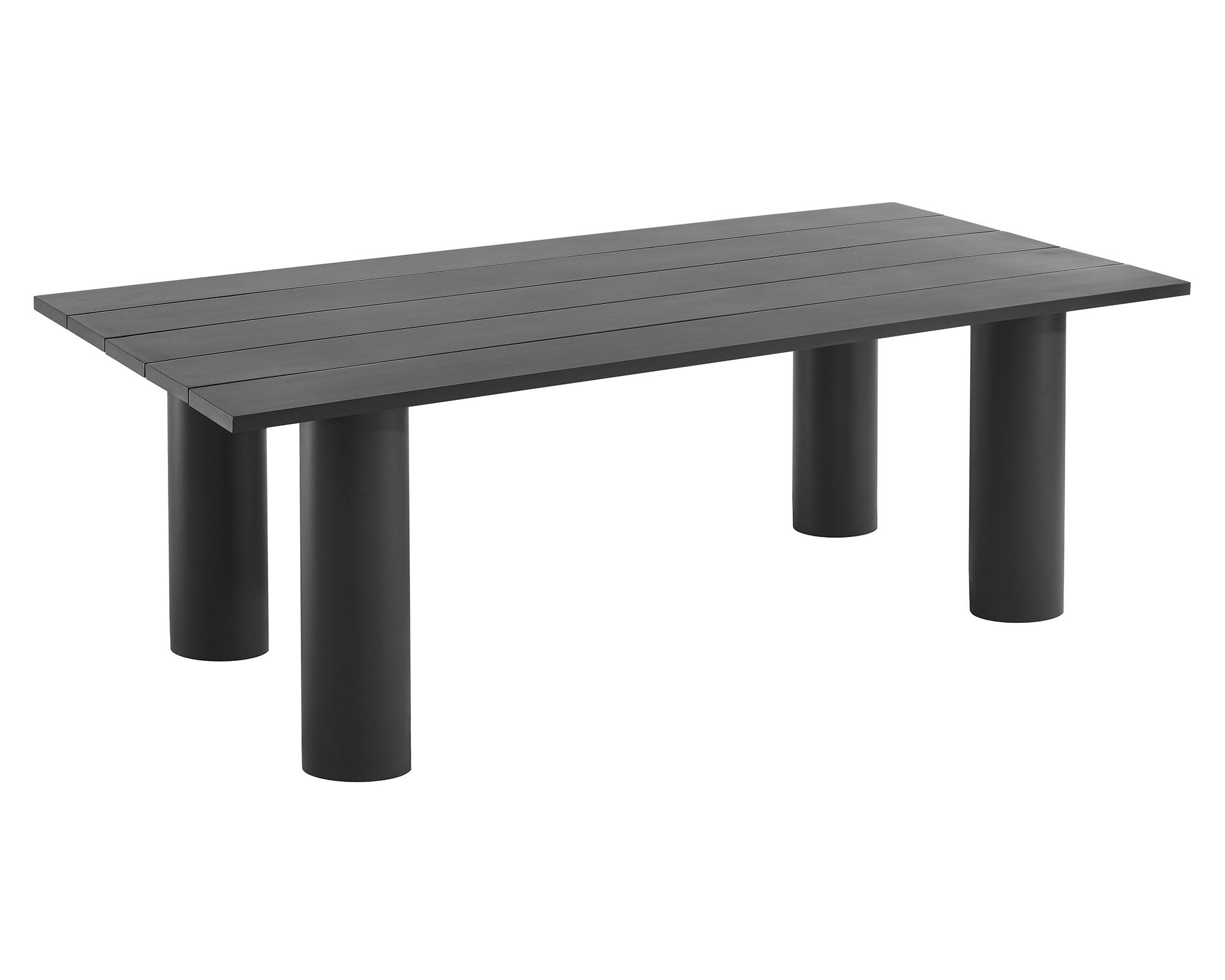 Nautica Outdoor Patio 87" Rectangular Aluminum Dining Table by Modway